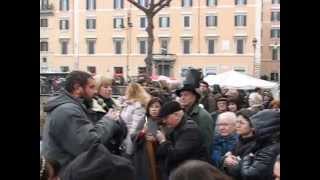 Il presidente del GAR Gianfranco Gazzetti allapertura di Largo Argentina [upl. by Boorman]