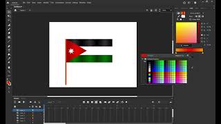 شرح العلم المتحرك  Adobe Animate 2024 [upl. by Missy]