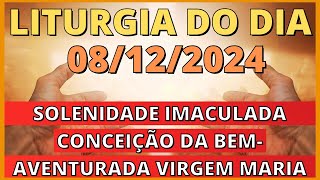 evangelho do dia 08122024  liturgia diária  salmo do dia 🙏🙏🙏 [upl. by Ecyrb]