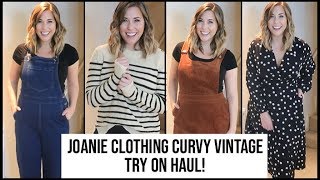 Joanie Clothing Curvy Try On Haul  Vintage Style   xameliax  AD [upl. by Ahsekal]