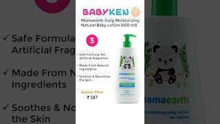 7 Best Baby Lotions  Safe Moisturizers for New Born shorts [upl. by Cesya]