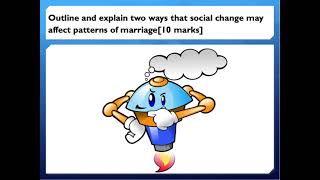 Outline and explain two ways that social change may affect patterns of marriage AQA Sociology [upl. by Stempson]