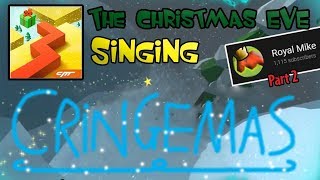 Dancing Line Singing  Merry Cringemas The Christmas Eve [upl. by Aitram]