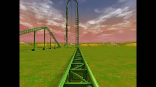 Kingda Ka Rollback RCT3 V1 [upl. by Sinnaoi]