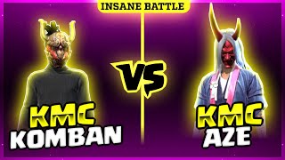 PRACTICE MAKES A MAN PERFECT 🔥 KMC AZE 🖥️ VS KMC KOMBAN🖥️ [upl. by Kcirdle810]