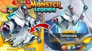 Monster Legends Domemane skills 😍 join the teams  Xandrite Saga  Crypta Blanca Marathon [upl. by Ariahaj391]