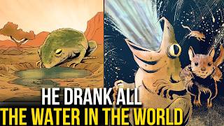 The Legend of the AMAZING Frog Who Drank All the Water in the World  Tiddalik  Australian Folklore [upl. by Riatsila]