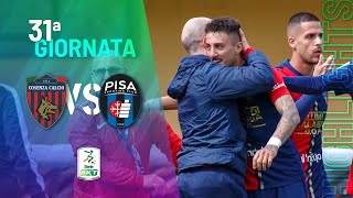 HIGHLIGHTS  Cosenza vs Pisa 10  SERIE BKT [upl. by Housum917]