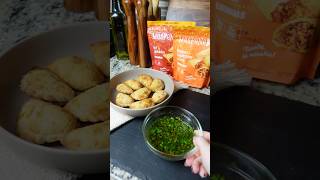 Quick and Easy empanadas with homemade Chimichurri cooking dinner recipe asmrcooking shorts [upl. by Burnham]