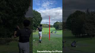 Amazing tee shot in Calcot competition golf [upl. by Azeret611]