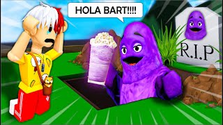 PELÍCULA ROBLOX  Bart Se Convierte En Policía  Roblox Animation Español [upl. by Stryker]