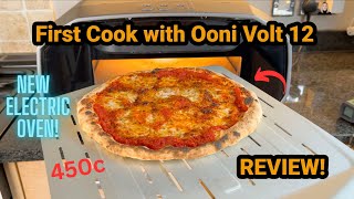 First Time Cook with the Ooni Volt 12 Pizza Oven Review Realtime pizza cook [upl. by Bradwell]