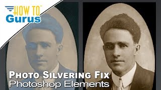 How You Can Remove Silvering with Channels Photo Editing in Photoshop Elements amp Elements Plus [upl. by Haseefan]