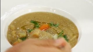 Mi receta Tu receta  Tomates rellenos de Lentejas y Sopa crema de Lentejas [upl. by Ahsercel]