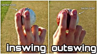 Swing bowling tips  Inswing And Outswing Bowling tips 😮 [upl. by Cristi]