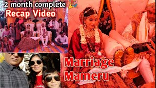 Dhruvi marriage completed 2 month  mamera and marriage full video recap  Family Real Vlogs [upl. by Chapman]