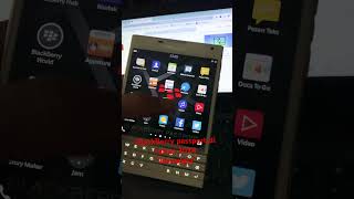 BlackBerry passport oN 2024🔥🔥🔥 NOSTALGIA blackberrypassport shorts nostalgia [upl. by Ahsienal]