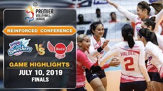 Finals Game 1 Creamline vs Petro Gazz  July 10 2019  Game Highlights  PVL2019 [upl. by Ociredef105]