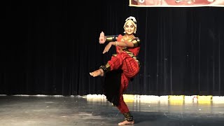 Sankara Sri Giri Bharatha Natyam dance by Prarthana at SSVT on Sept 07 2024 [upl. by Angelis]