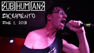 SUBHUMANS June 1 2018 Sacramento CA Holy Diver [upl. by Sheeran]