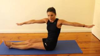 Clinical Pilates Spine Twist Exercise [upl. by Tristis]