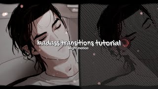 alight motion 5 badass style transitions tutorial ♪ 53 [upl. by Irah]