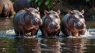 When Do Hippos Play  Fascinating animals Behaviors  Childrens Storytime [upl. by Mizuki124]