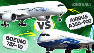 The Airbus A350900 Vs The Boeing 78710 How Do They Compare [upl. by Ynos]