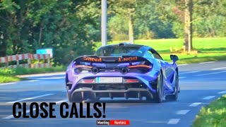 Supercars Accelerating LOUD  CLOSE CALLS Huracan Evo RYFT 720s F1 Aventador GT3 RS And More [upl. by Delmor]