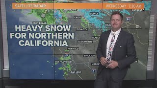 California Winter Storm Snow Update Jan 10 2024 [upl. by Harbert505]