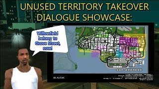 GTA San Andreas  Unused Territory Takeover Dialogue [upl. by Ardith]