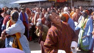 Bhutan Tamshingphala Choepa Tsechu [upl. by Annatnas]