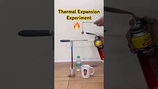 Thermal Expansion Temperature effect on metals physics science experiment shorts thermal [upl. by Odnuges806]