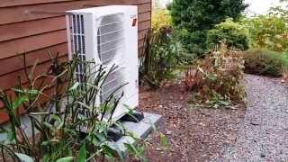 Mitsubishi HYPER Heat Ducted quotSTANDARDquot Heat Pump Install Walkthru and Noise [upl. by Adihaj]