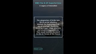 Facts About the B29 Superfortress in WW2 A Legacy of Innovation shorts [upl. by Trinette769]