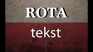 Rota  tekst [upl. by Lightman]