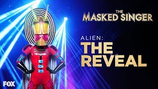 The Alien Is Revealed  Season 1 Ep 7  THE MASKED SINGER [upl. by Edna]