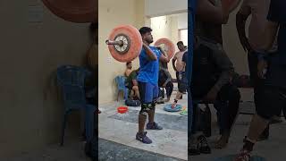 130kg campj South west zone weightlifting practice hall [upl. by Sharma677]