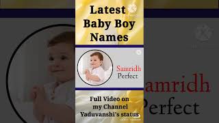 Latest baby boy names 2024  hindu ladkon k naye naam  babies name  ladkon k naye nam baby name [upl. by Ardrey536]