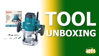 Makita MT M3600B Plunge Router 14amp12 1650W Quick Unboxing [upl. by Nortad]