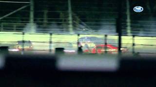 2011 NASCAR Bud Shootout at Daytona  Crash with 48 to go [upl. by Lachish]