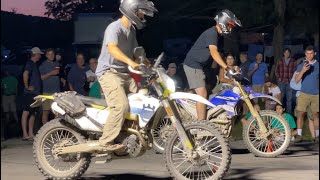 Slow Race  Soggy Bottom Motofest ‘24  Husqvarna vs Yamaha WR250 [upl. by Vilma]