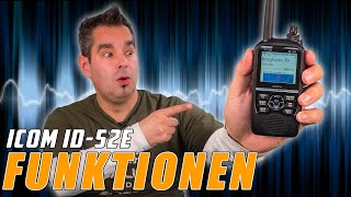 Icom ID52E ðŸ“± Alle Funktionen im Detail [upl. by Navap]