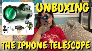 Unboxing and Testing the Pankoo 40X60 Monocular Telescope with Smartphone Holder amp Tripod 2022 [upl. by Eybba56]