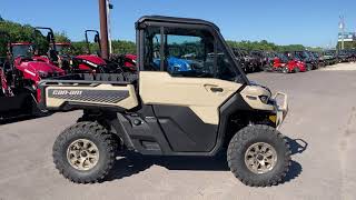 CLOSEOUT 2024 CanAm Defender Limited 2Door HD10 in Desert Tan and Timeless Black [upl. by Inkster]