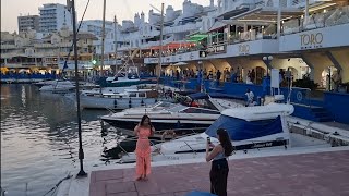 BENALMADENA Marina 9pm Tonight  I Did Not Expect This [upl. by Peonir]