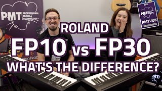 Roland FP10 vs FP30 Digital PianosWhats The Difference [upl. by Nwahsak]