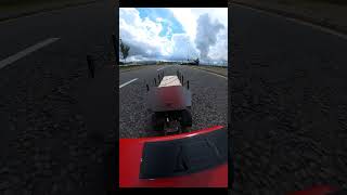 Giant Motor in Tamiya Hauler  epic fail [upl. by Leahcimnaes913]