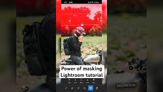 How to use Lightroom masking tool tutorial colorgrading lightroommasking lightroomtutorial [upl. by Eixor]