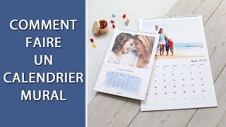 Calendrier mural personnalisé  📆 200 modèles créatifs [upl. by Ainitsirc]